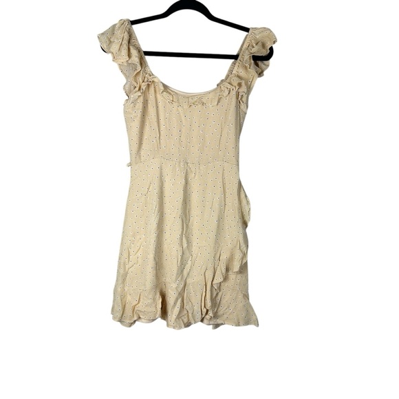 Altar'd State Dresses & Skirts - Altard State Yellow Floral Mini Dress Size Medium